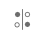 Side by Side Icon looks like four dots divided in the middle by a line